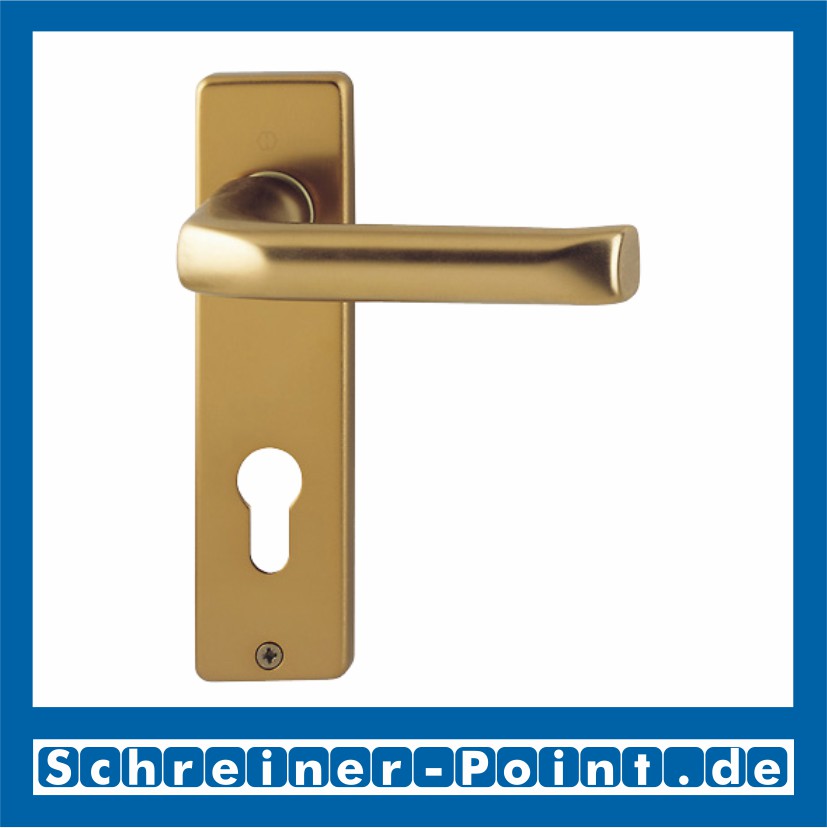 Hoppe London Aluminium Kurzschildgarnitur F4 Bronzefarben 113/202KP, 6746598, 6746853, 6746820, 6765226